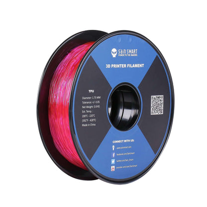 All Colors, TPU Flexible Filament 1.75mm 0.8kg/1.76lb