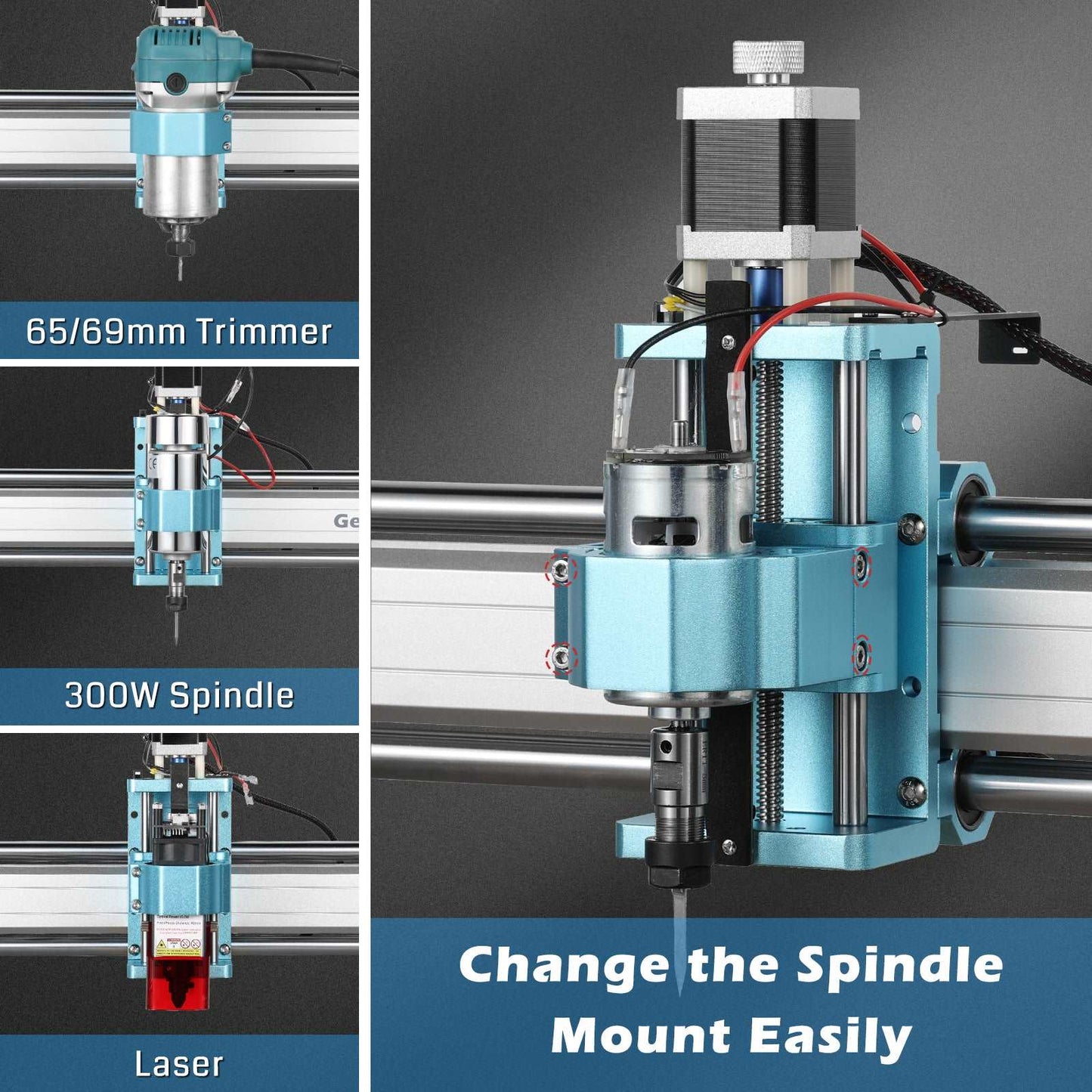 4040-PRO Semi Assembly Desktop CNC Machine for Carving and Cutting