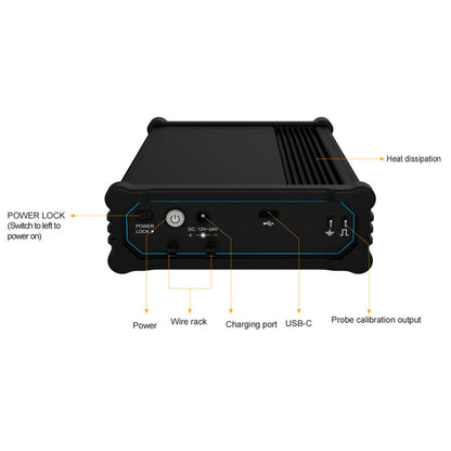 Micsig Oscilloscope VATO2004, Virtual Automotive Tablet Oscilloscope with 4 Channels 200Mhz Bandwidth 1GSa/s Sampling Rate, Automotive Diagnostic Oscilloscope