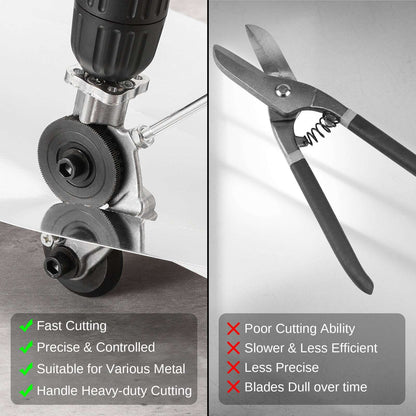 Electric Drill Plate Cutter, Metal Nibbler Drill Attachment