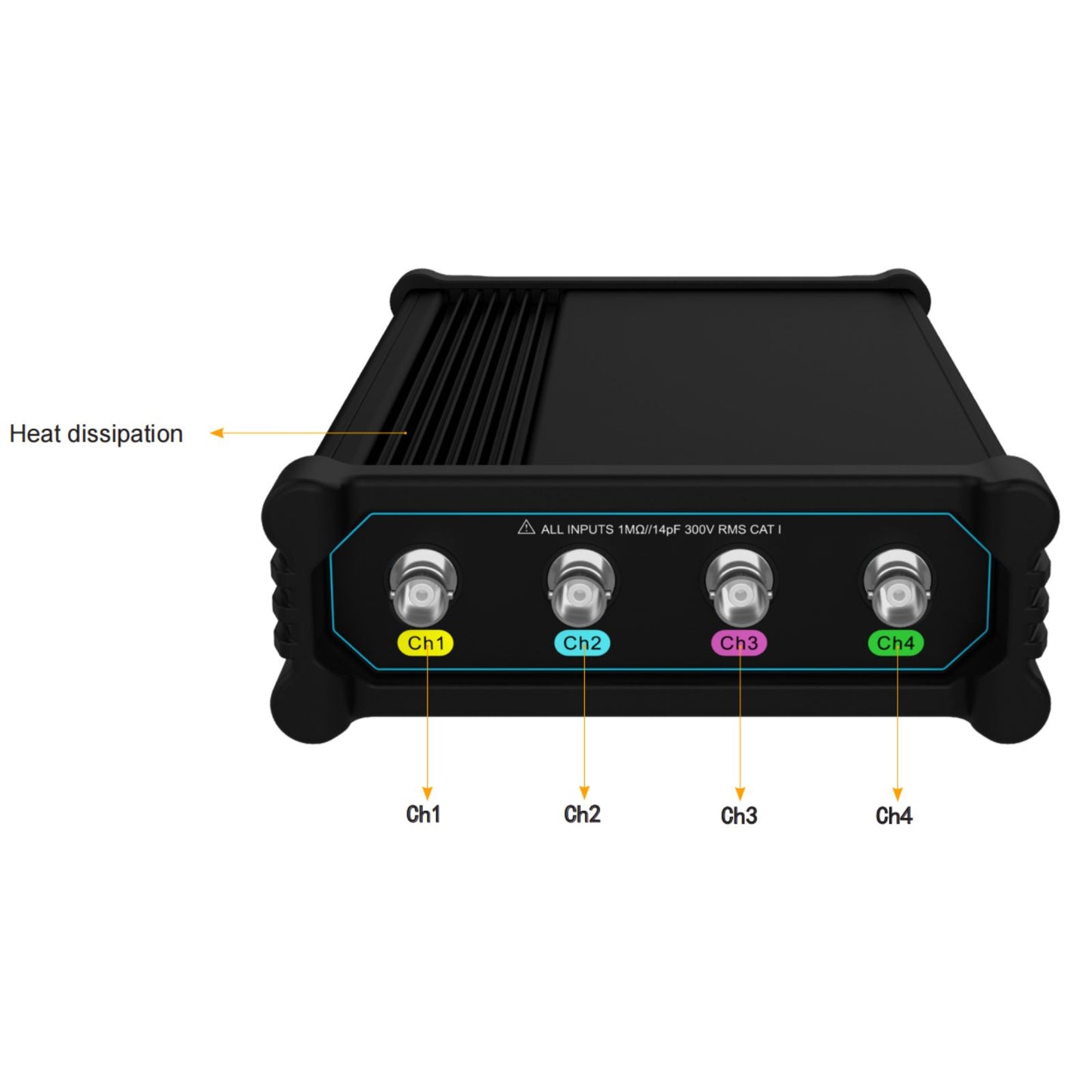 Micsig Oscilloscope VATO2004, Virtual Automotive Tablet Oscilloscope with 4 Channels 200Mhz Bandwidth 1GSa/s Sampling Rate, Automotive Diagnostic Oscilloscope