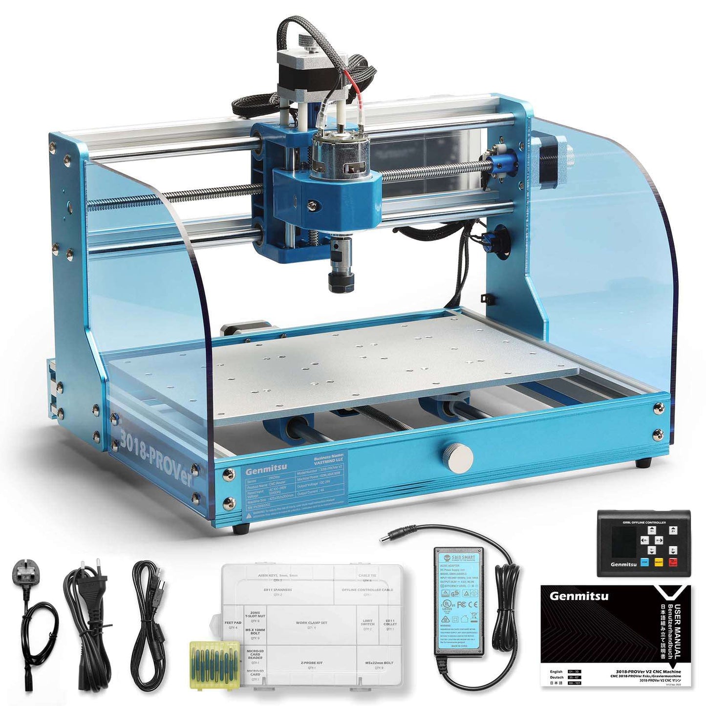 3018-PROVer [V2] Upgraded Semi Assembled CNC Router Kit