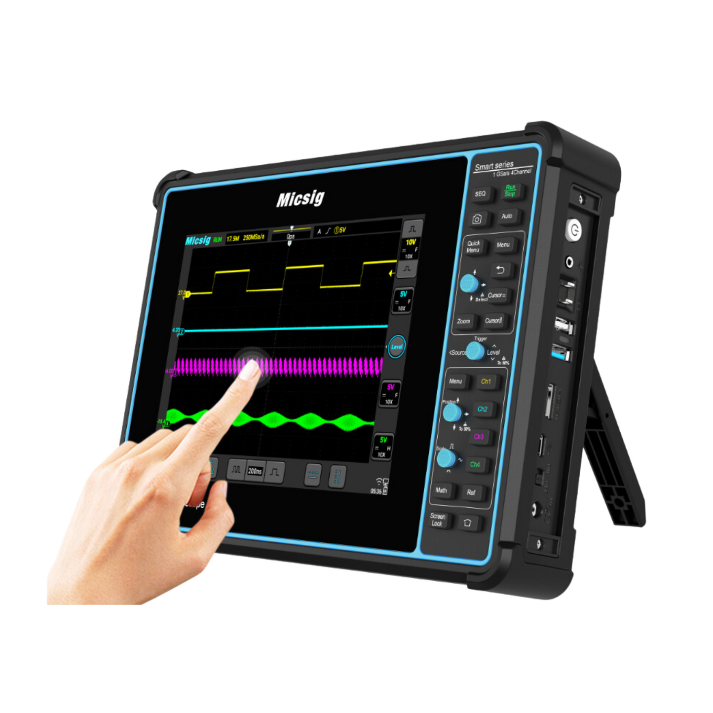 Micsig Oscilloscope STO2002, Portable Tablet Storage Oscilloscope