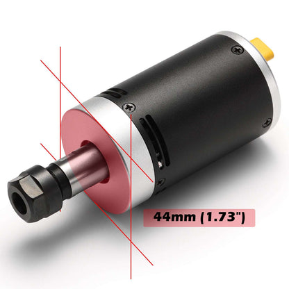 3018 φ44mm Brushless Motor Spindle Kit, 24V 12kRPM with Drive Board