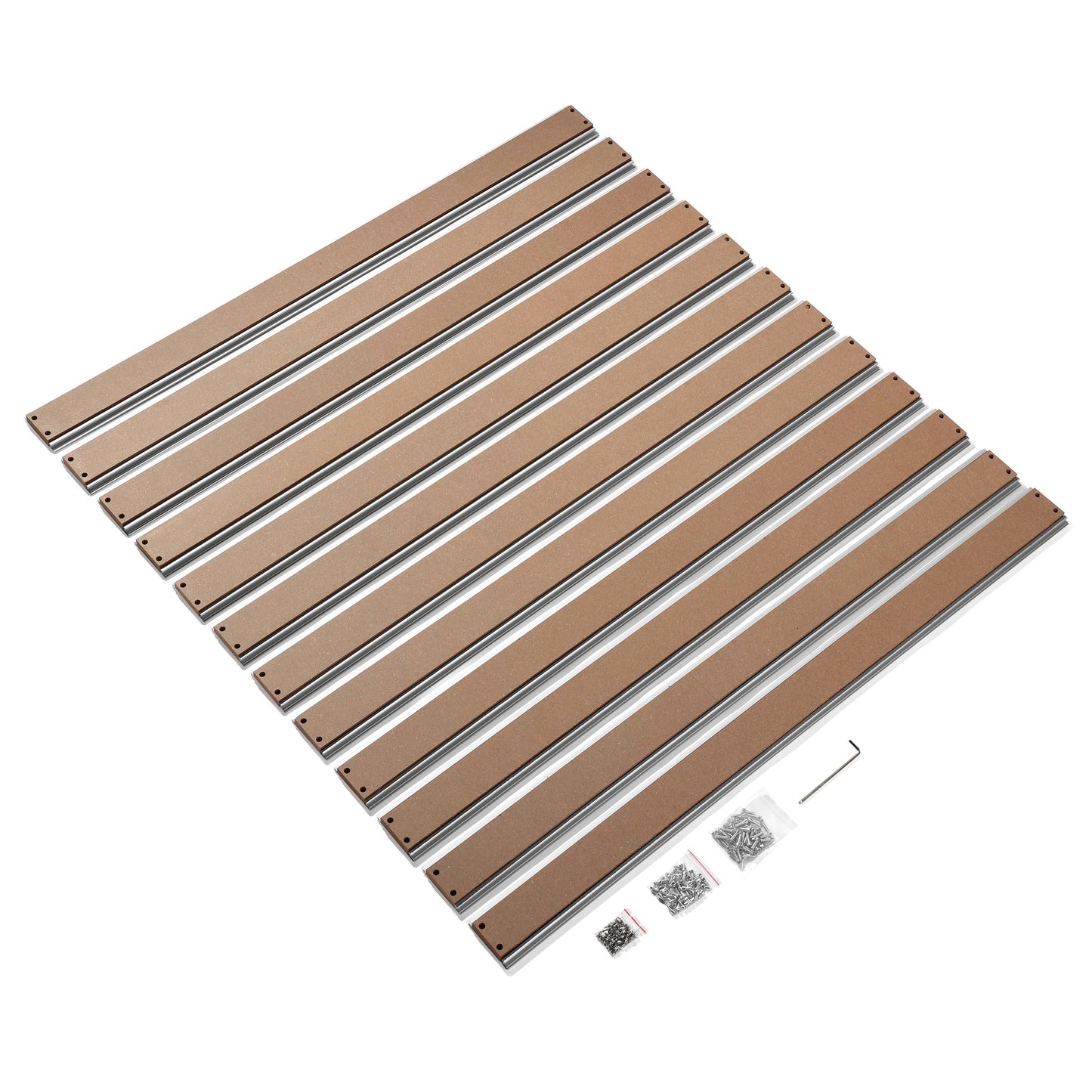 1010 Aluminum & MDF Hybrid Spoilboard for PROVerXL 1010 Extension Kit, T-Track Grid Table