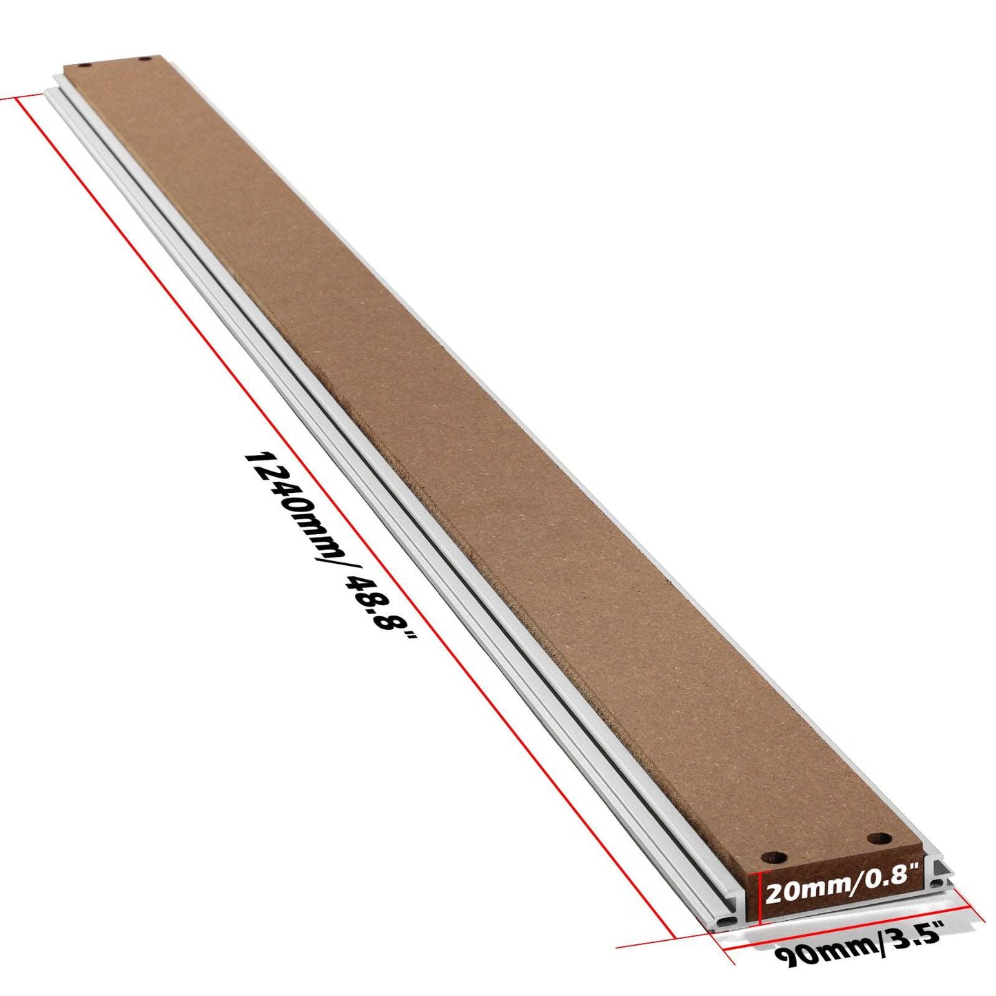 1010 Aluminum & MDF Hybrid Spoilboard for PROVerXL 1010 Extension Kit, T-Track Grid Table