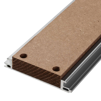 6060 Aluminum & MDF Hybrid Spoilboard for PROVerXL 4030 XY-Axis Extension Kit, T-Track Grid Table