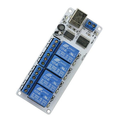 4 Channel DC 12V USB Relay Module Automation for Arduino Raspberry Pi DSP AVR PIC ARM