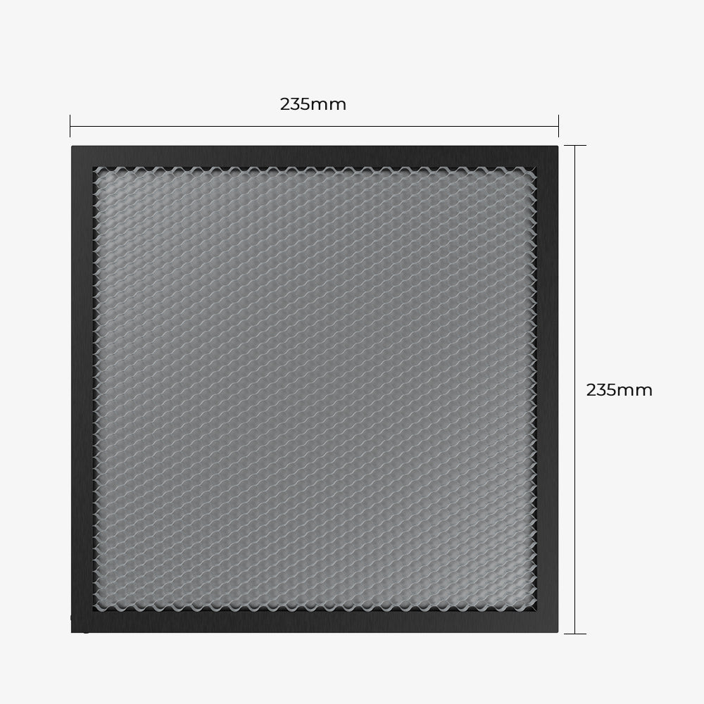 Honeycomb Laser Bed, 235 * 235 * 20mm Aluminum Plate, for Better Heat Dissipation