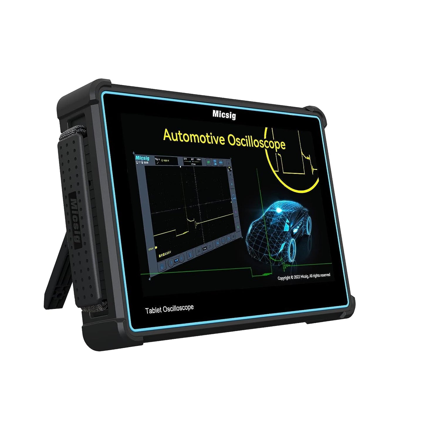 Micsig Automotive Tablet Oscilloscope ATO2002 2CH 200Mhz Bandwidth 1GSa/s Sampling Rate, 10" Touch Screen