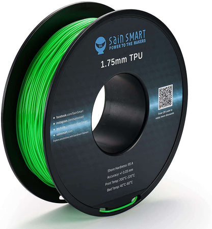 All Colors, TPU Flexible Filament 1.75mm 0.8kg/1.76lb