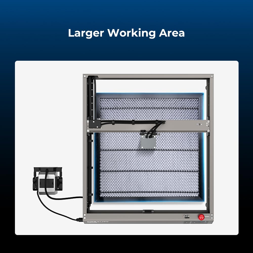 [Discontinued] Honeycomb Laser Bed, 500 * 500 * 22mm Work Area, Fits Most CO2, Fiber, Diode Laser Engraver