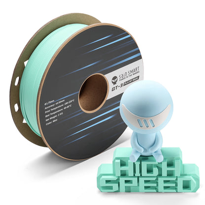 GT-3 High Speed Matte PLA Filament 1.75mm, 1KG, ±0.02mm, Black/White/Teal/Mint/Red/Grey