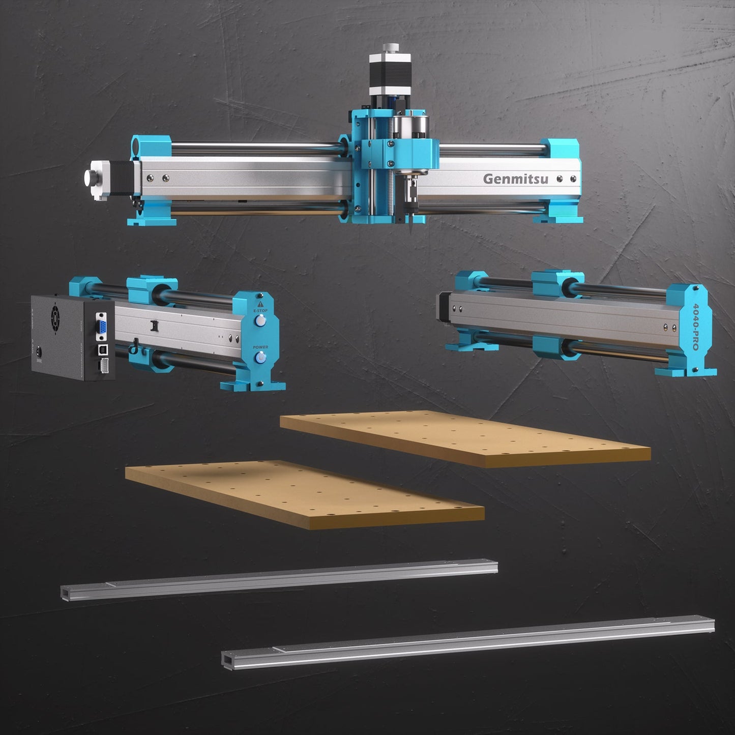 4040-PRO Semi Assembly Desktop CNC Router