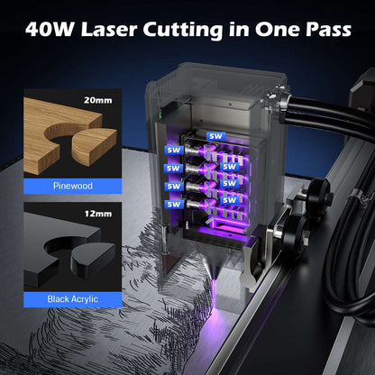 40W Laser Module For L8 Laser Engraver Machine