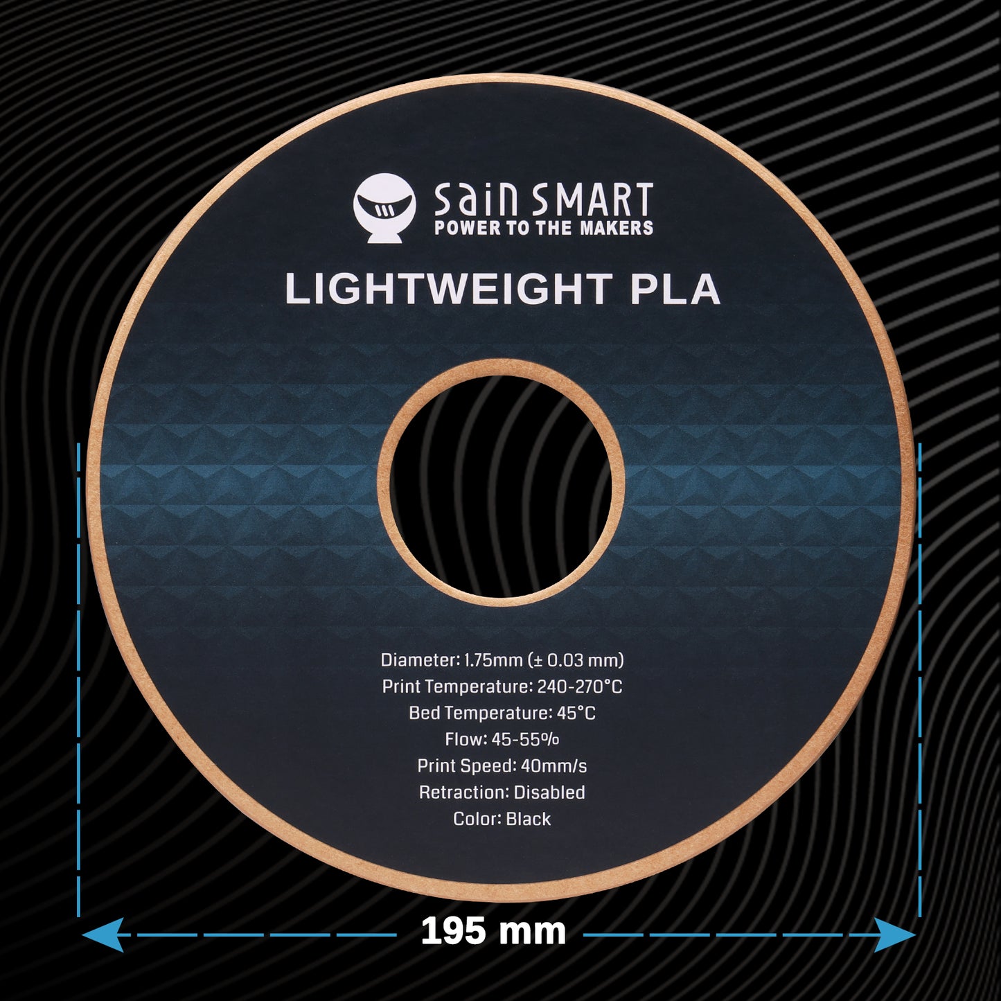 LW-PLA Filament, 1.75mm, Black & White, 1KG, Lightweight Low-Density Active Foaming for 3D Print RC Planes Drone Parts