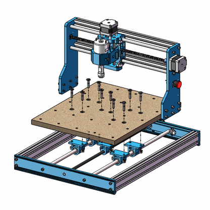 3040 MDF Spoilboard for 3018 CNC Extension Kit