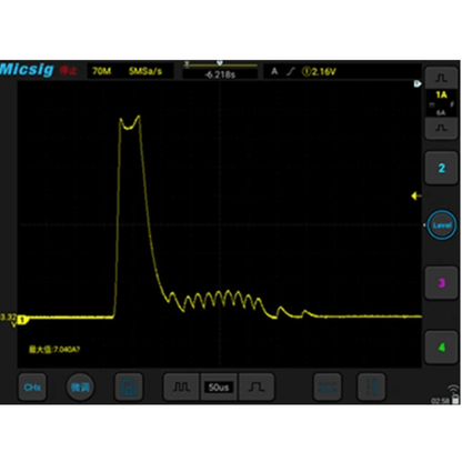 Micsig High Precision AC/DC Current Probe CP503B, 50MHz Bandwidth, 5A/30A Current Range, ±1% Accuracy, Compatible with Oscilloscopes