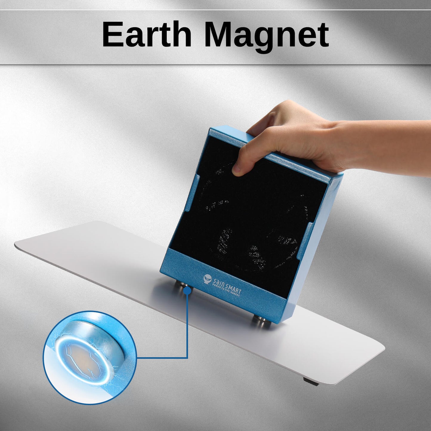 Magnetic Helping Hands Soldering, with Solder Fume Extractor, 360 Hot Air Gun Holder, 13.7" x 9" Heavy Duty Base Plate, Flexible Arms, Third Hand Tool for Soldering Station