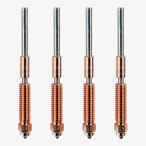 Creality K1C Unicorn Quick-Swap Nozzle Kit (4PCS) - Copper & Hardened Steel Nozzles for Ender-3 V3, Ender 3 V3 Plus