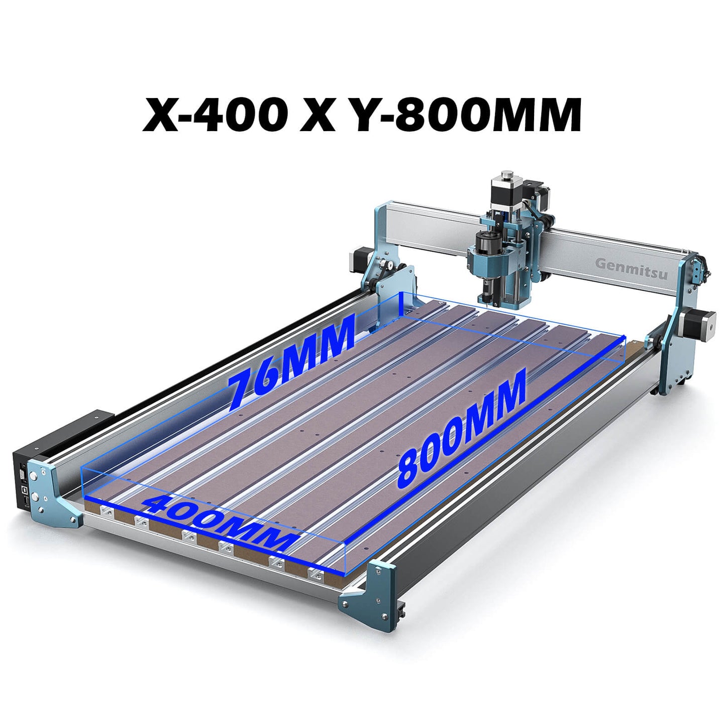 Y-Axis Extension Kit for CNC 4040 RENO, Y-Axis Extension to 800mm, 4040 Upgrade to 4080/6080