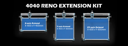 Y-Axis Extension Kit for CNC 4040 RENO, Y-Axis Extension to 800mm, 4040 Upgrade to 4080/6080