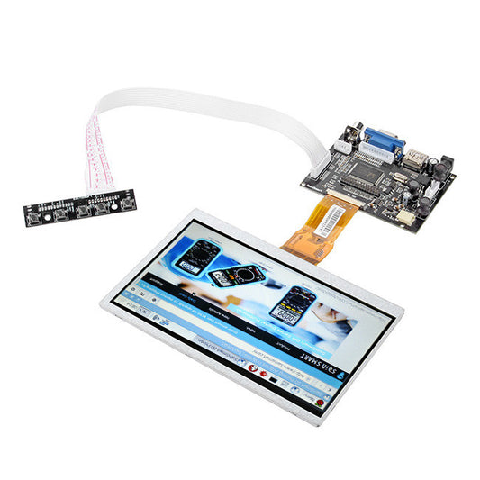 [Discontinued] 7" LCD Display AT070TN90 with HDMI VGA Controller Board for Raspberry Pi