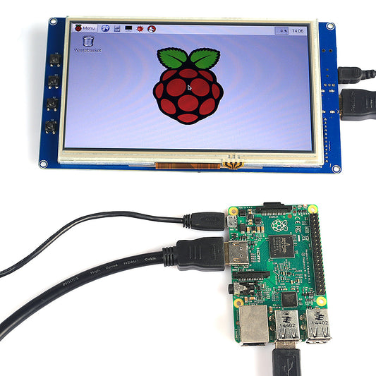 7" TFT LCD 800*480 Touch Screen Display for Raspberry Pi B/B+/Pi2