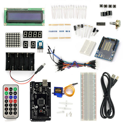 [Discontinued] SainSmart MEGA2560 R3+Servo motor Starter Kit for Basic Arduino Projects