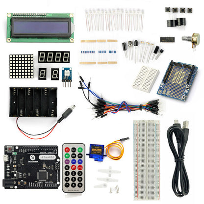 [Discontinued] SainSmart Leonardo R3+5V Servo motor Starter Kit With Basic Arduino Projects