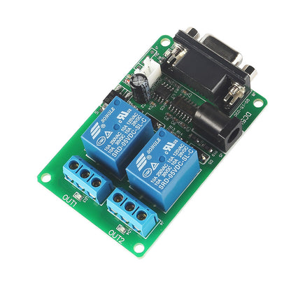 [Discontinued] RS232 Serial Control for DC 5V 2-Channel Relays