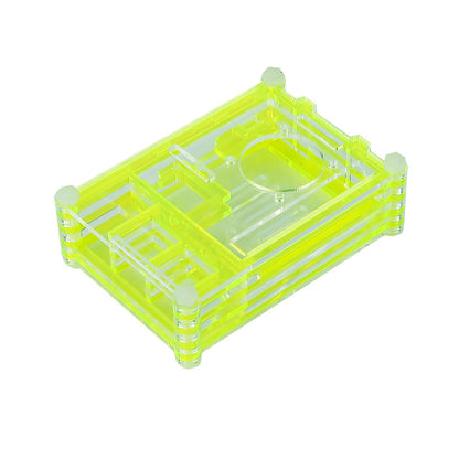 [Discontinued] Transparent Sliced Acrylic Case Shell Enclosure Box for Raspberry Pi 3 Model B & RPI B+