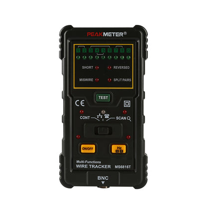 [Discontinued] PEAKMETER MS6816 RJ45 RJ11 Network Cable Wire Tracker Telephone Line Tester CAT5