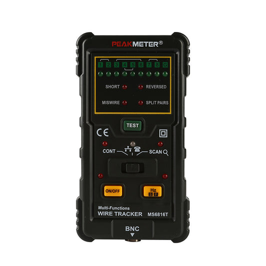 [Discontinued] PEAKMETER MS6816 RJ45 RJ11 Network Cable Wire Tracker Telephone Line Tester CAT5