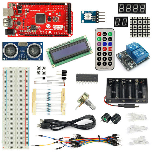 [Discontinued] SainSmart MEGA ADK R3 + 1602LCD + Distance sensor + 2CH-Relay Starter Kit