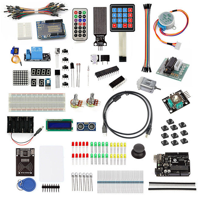 [Discontinued] UNO R3 Ultimate Starter Kit RFID Master with Motor Relay LCD Servo