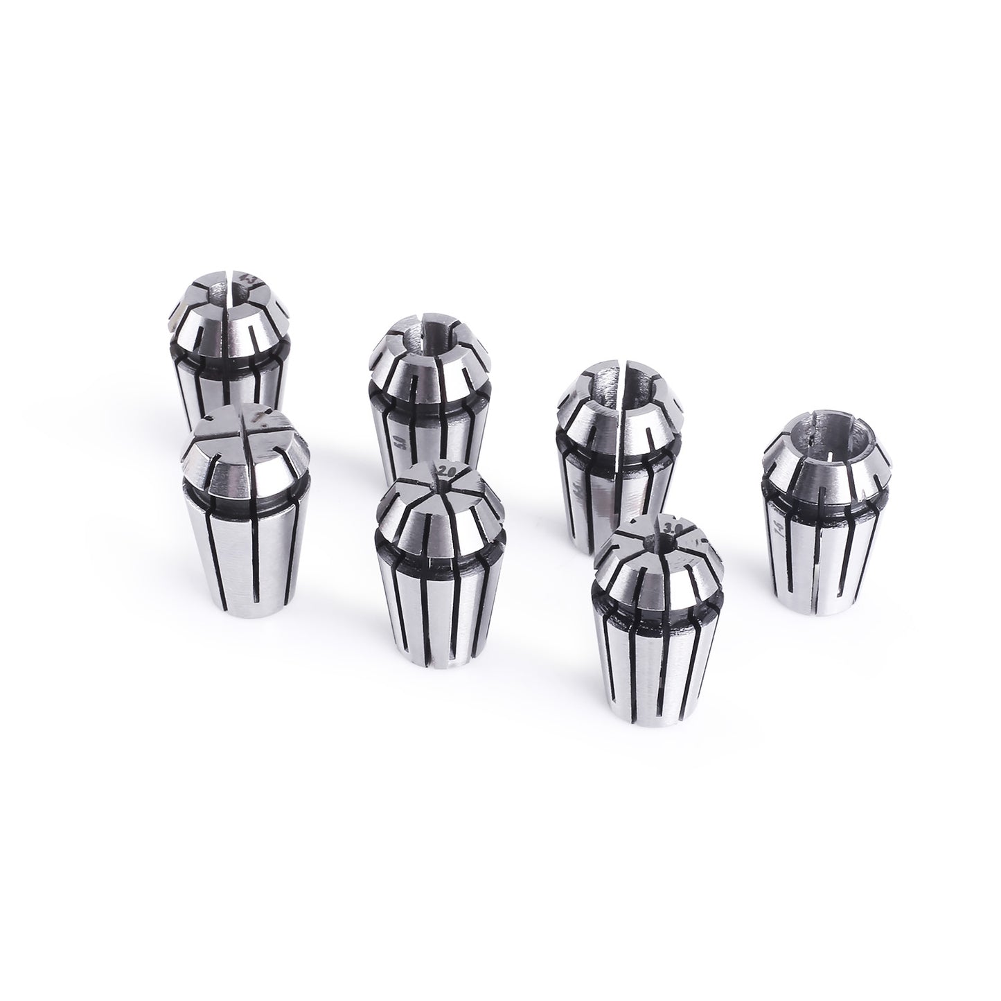 ER11 Precision Spring Collet Set, 7Pcs & 15 Pcs