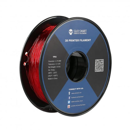 All Colors, TPU Flexible Filament 1.75mm 0.8kg/1.76lb