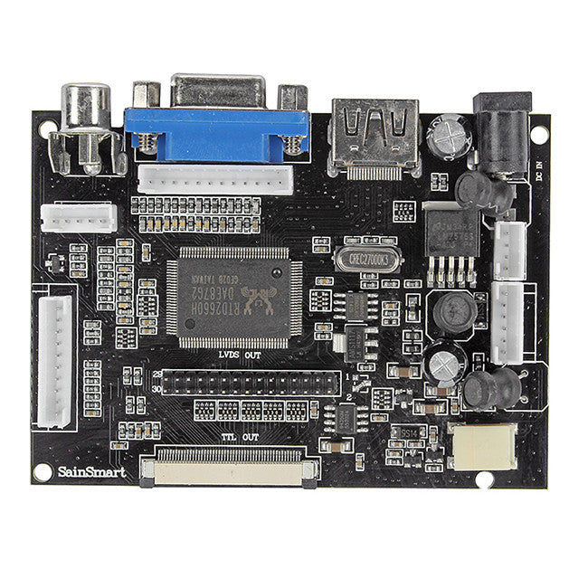 [Discontinued] HDMI/VGA Digital 7" LCD Driver Board for Raspberry Pi AT070TN90