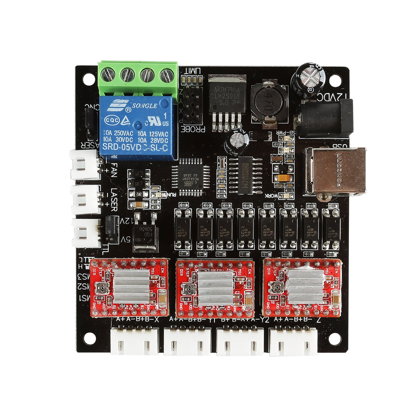 [Discontinued] [Open Box] 3-Axis GRBL USB Driver Controller Board