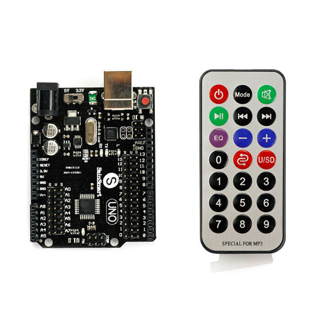 [Discontinued] SainSmart Leonardo R3+L293D Motor Drive Shield Starter Kit With Basic Arduino Projects