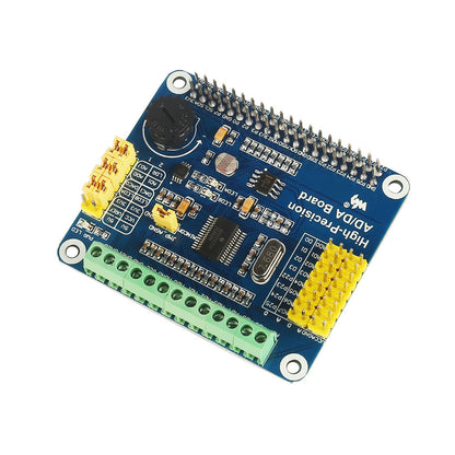 [Discontinued] SainSmart Raspberry Pi AD/DA Expansion Sheild Board for Adding High-Precision AD/DA Functions to Raspberry Pi Onboard ADS1256 DAC8552 Sensor Interface