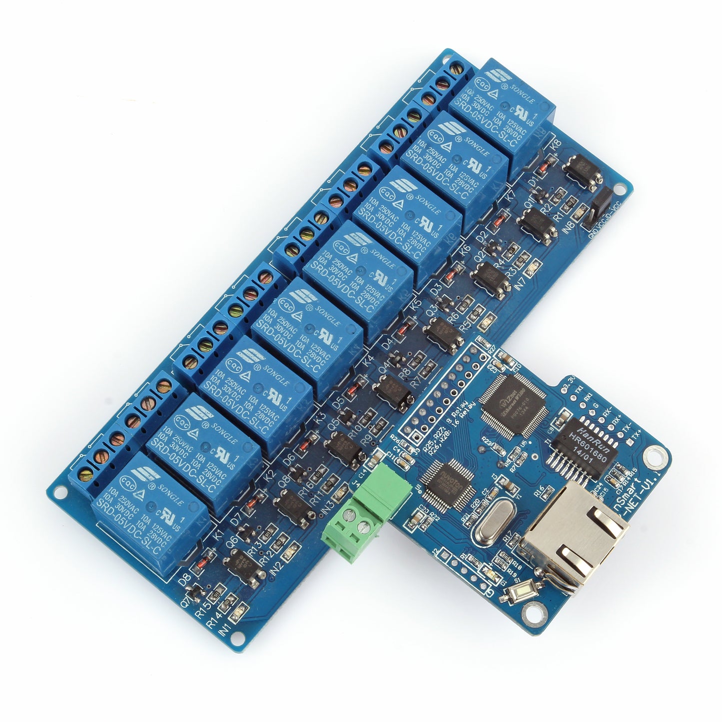 iMatic RJ45 TCP/IP Remote Control Board with 8-Ch Relay