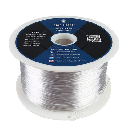 [Discontinued] Natural, PETG 1.75mm Filament 1kg/2.2lb