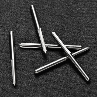 [Discontinued] VE10, 1/8'' Shank, V-Groove, 0.1mm, 30/60/90 degree, 10pcs CNC Router Bits