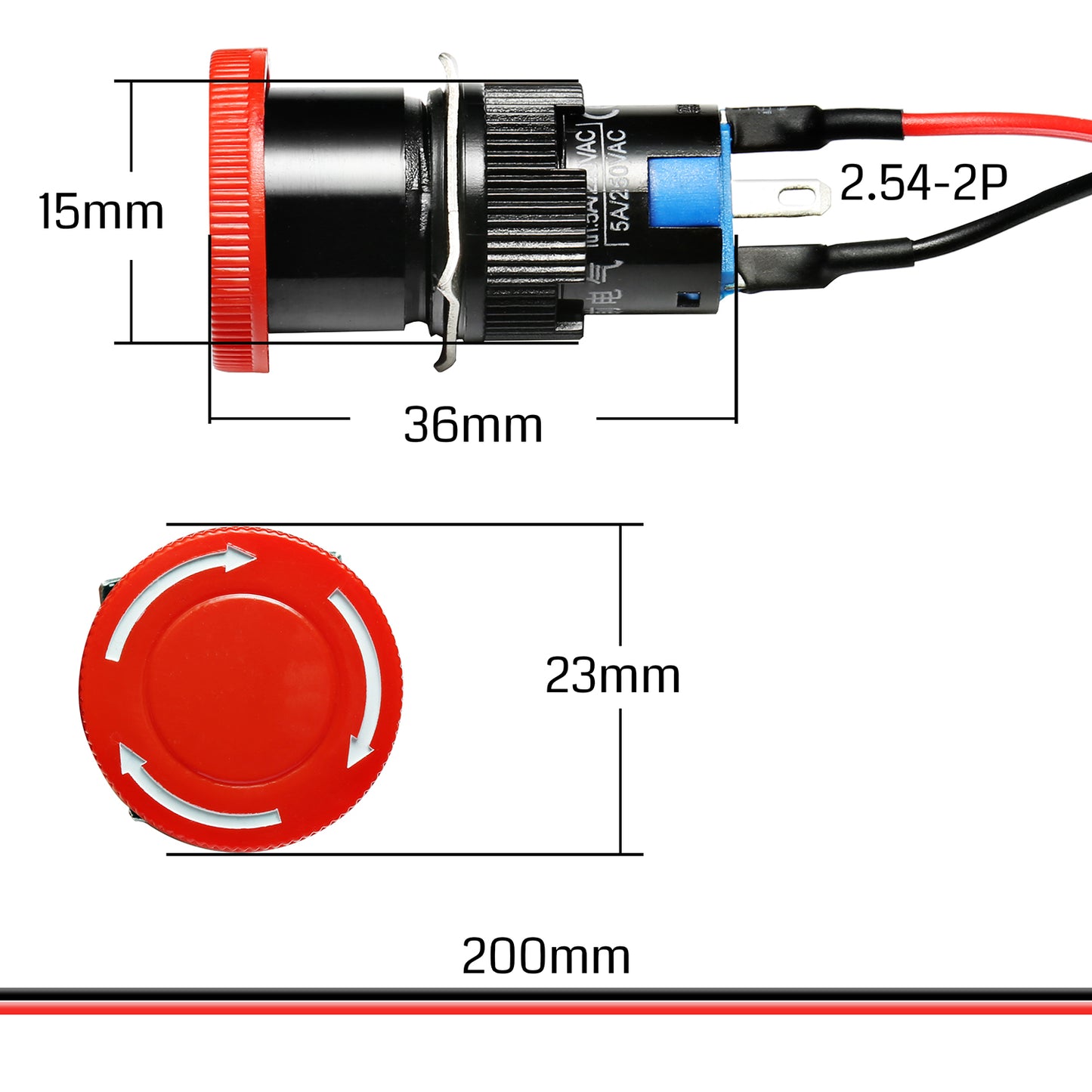 [Open Box] Emergency Stop Switch for Genmitsu CNC Router 3018-PROVer/3018-MX3