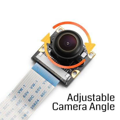 Wide Angle FOV160° 5-Megapixel Camera Module for Raspberry Pi