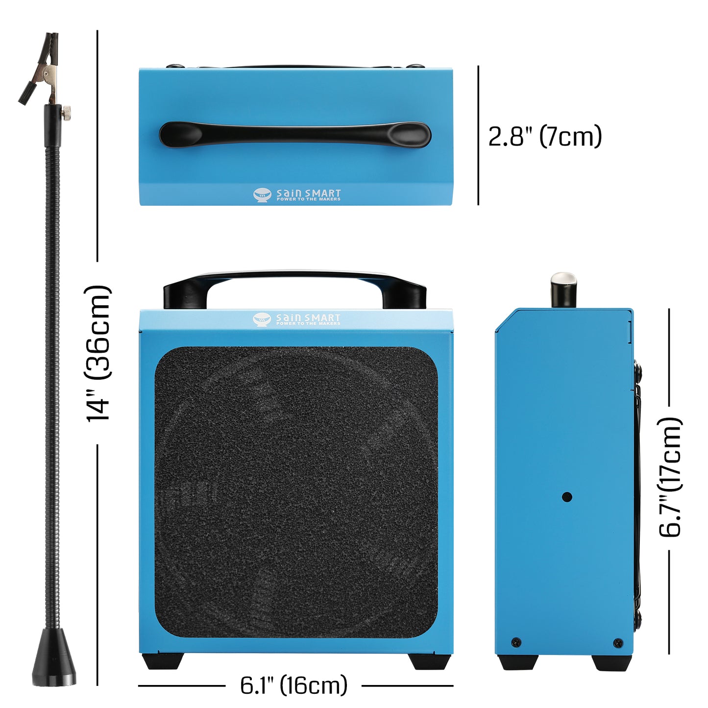 SainSmart Solder Smoke Absorber Remover Fume Extractor for Soldering