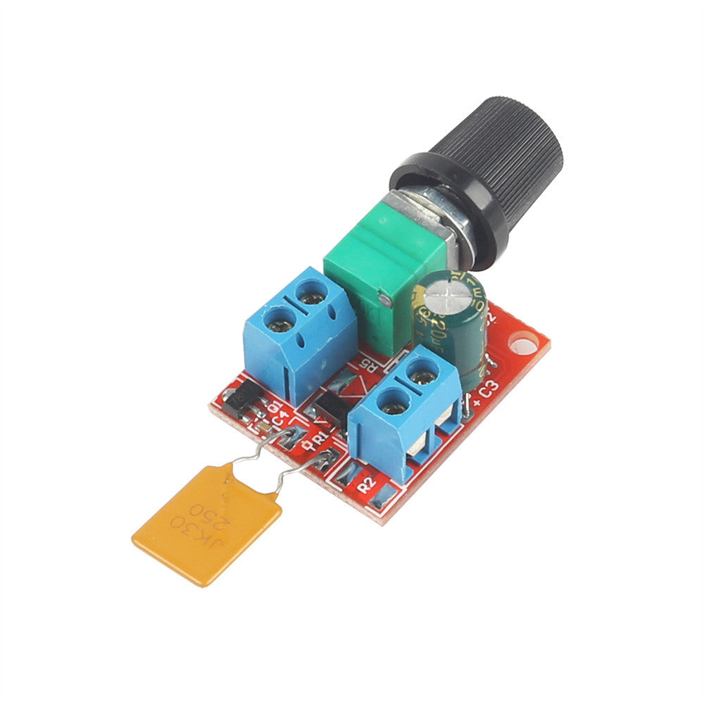 [Discontinued] Mini DC 5A Motor PWM Speed Controller 3V-35V Speed Control Switch LED Dimmer for DIY LED Panel Light LED Strip Light