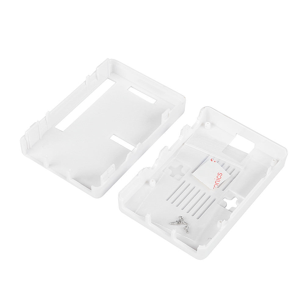 [Discontinued] White Plastic Case for Raspberry Pi 2 B+